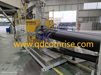 Hdpe Winding Corrugated Pipe Machine