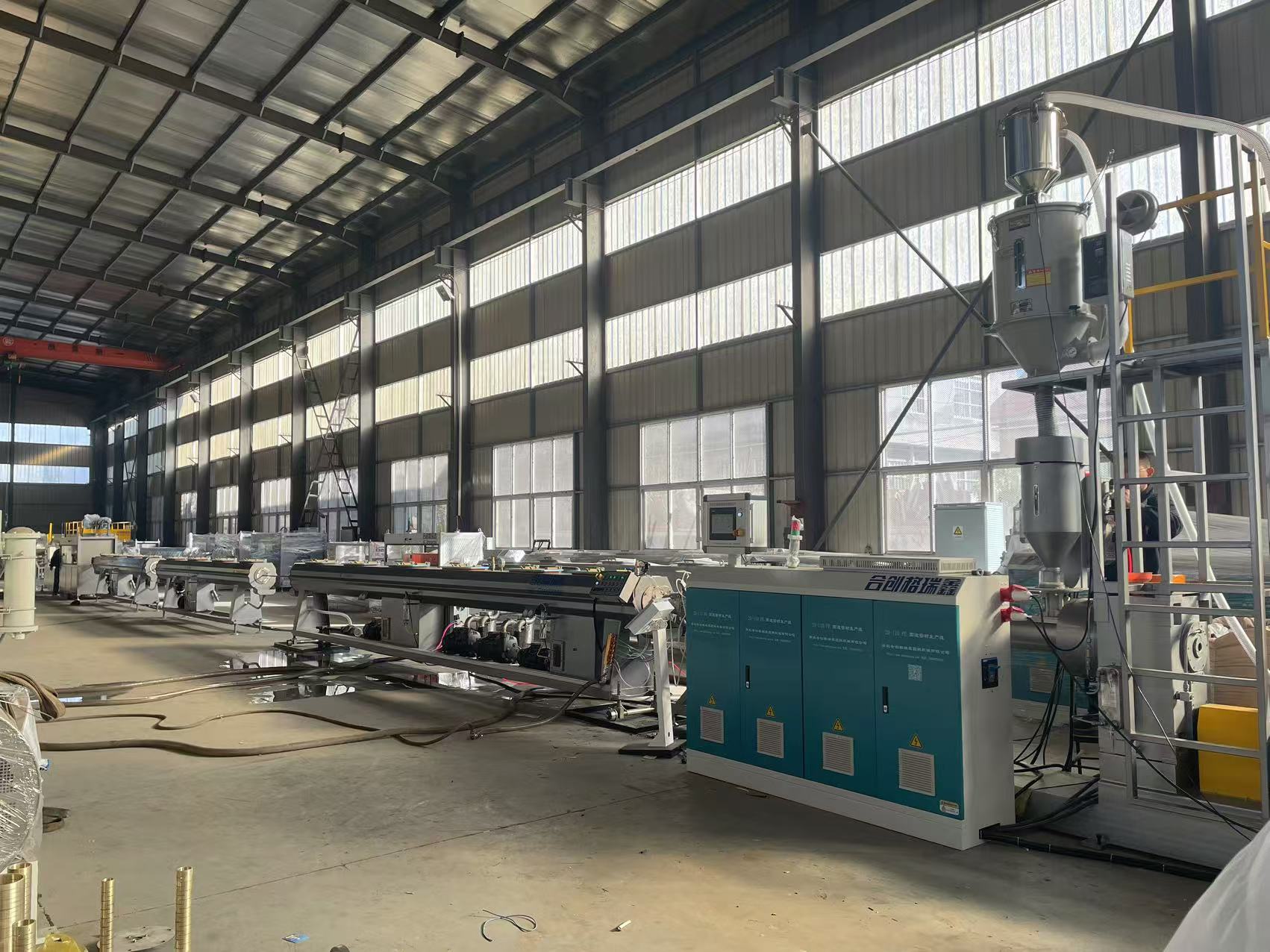 20-110mm HDPE pipe machine matagumpay na nasubok