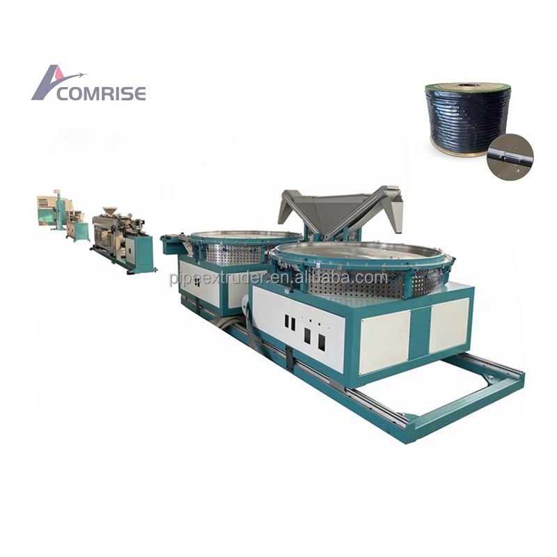 Panloob na flat emitter type drip irrrigation tape make machine