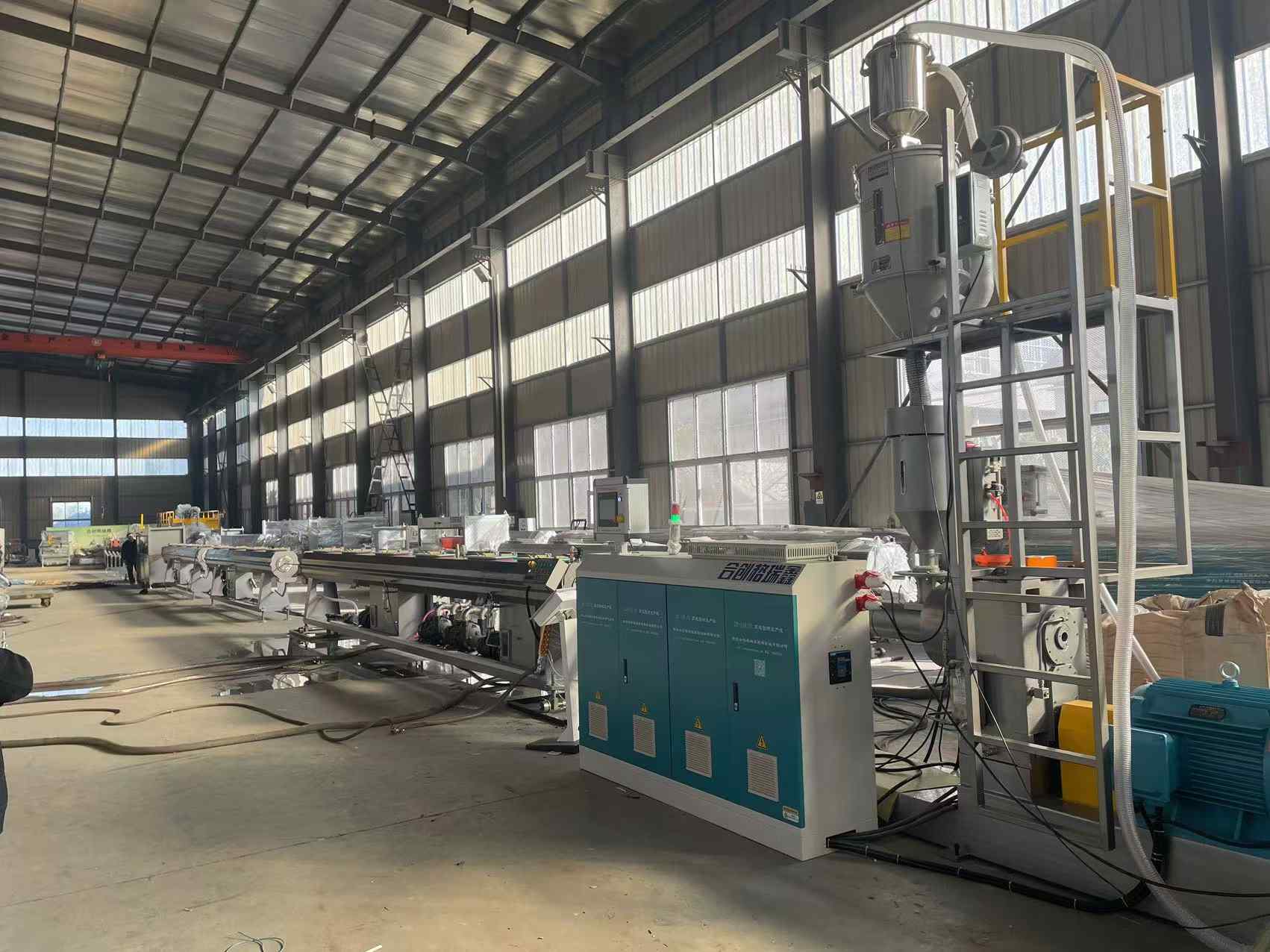 20mm-110mm HDPE pipe high-speed machine