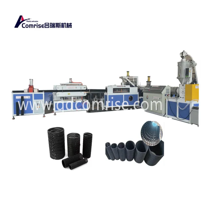 Plastic Rigid Mesh Net Pipe Machine